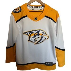 Nashville Predators NHL Youth Jersey White New Fanatics SIZE L/XL